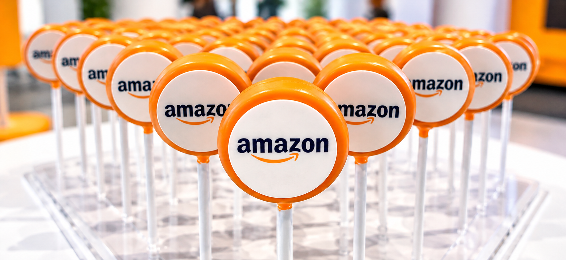 Amazon Branded Lollipop Display
