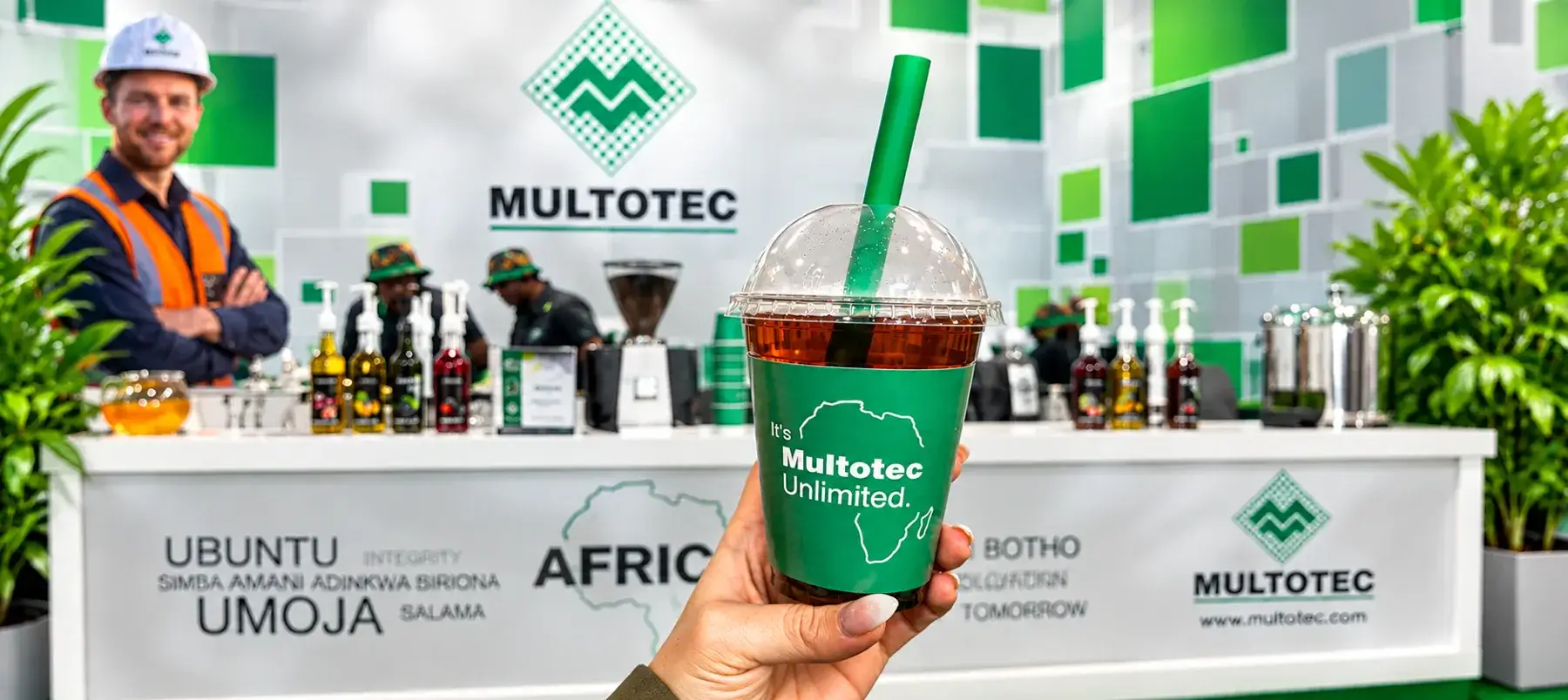 Multotec Unlimited Iced Tea at Expo