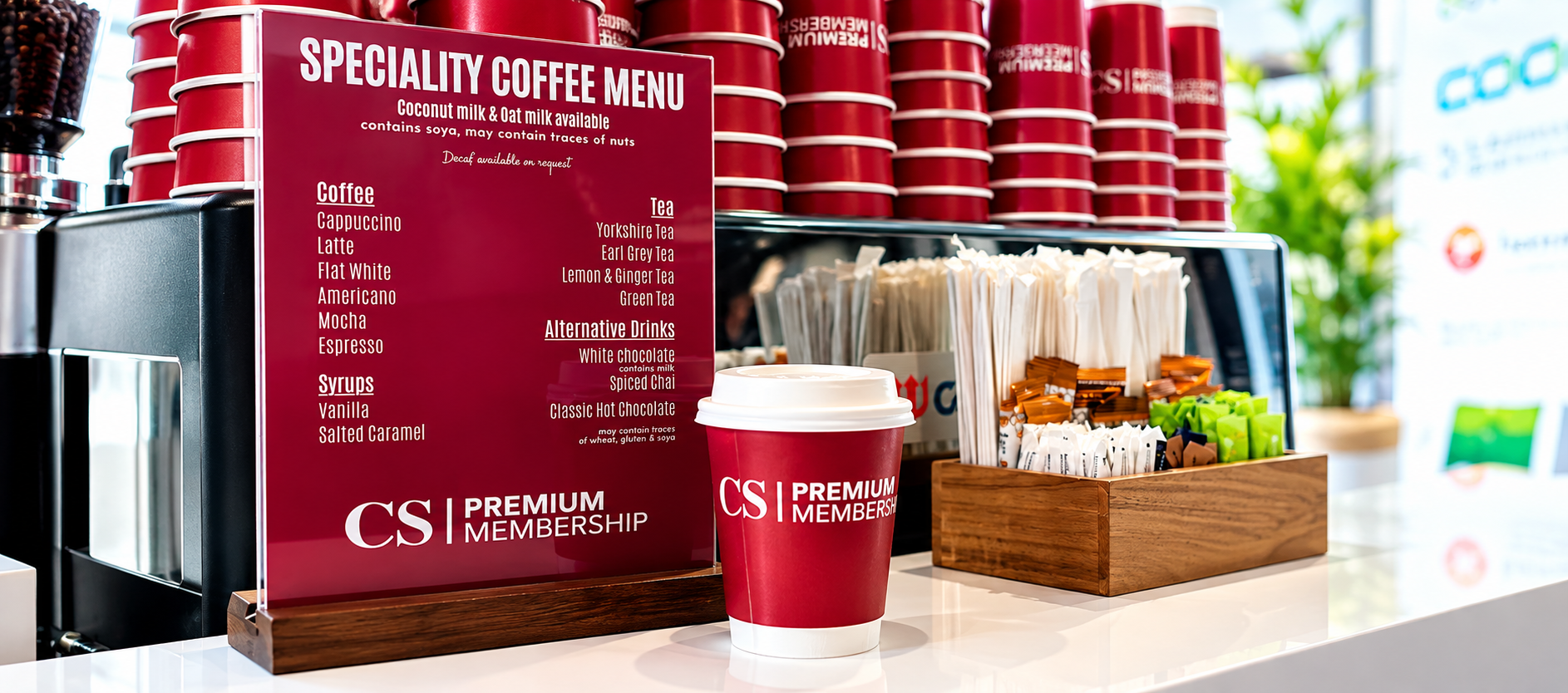 Premium-Membership-Coffee-Counter