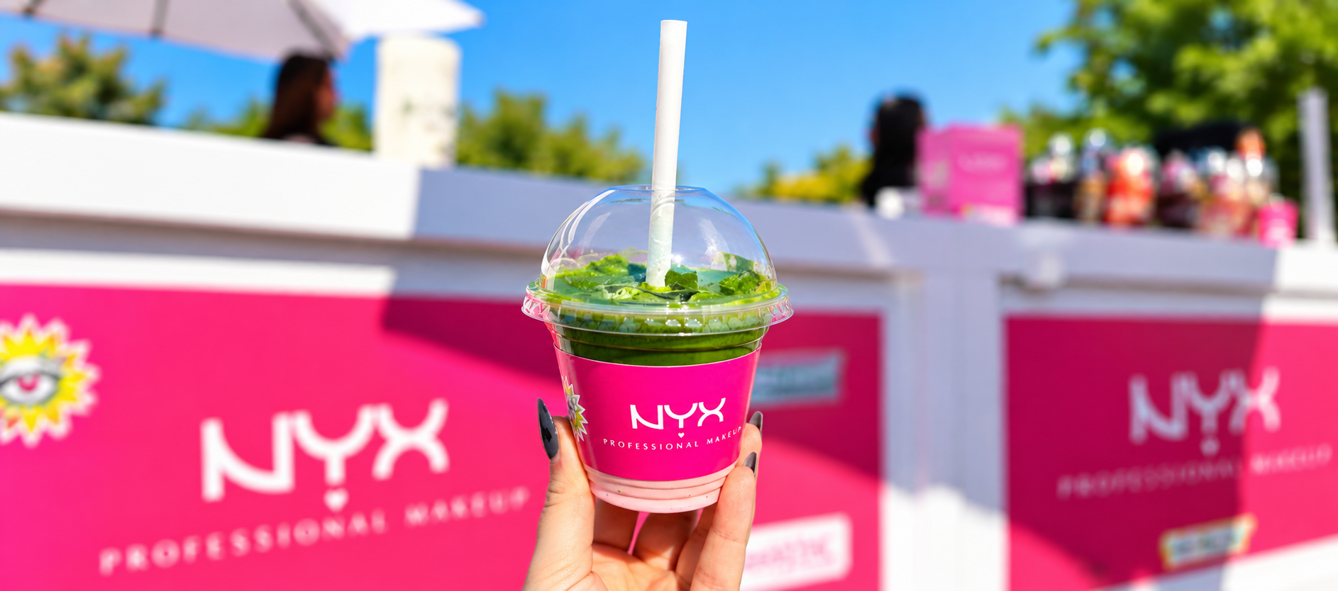 NYX Green Smoothie at a Summer Event