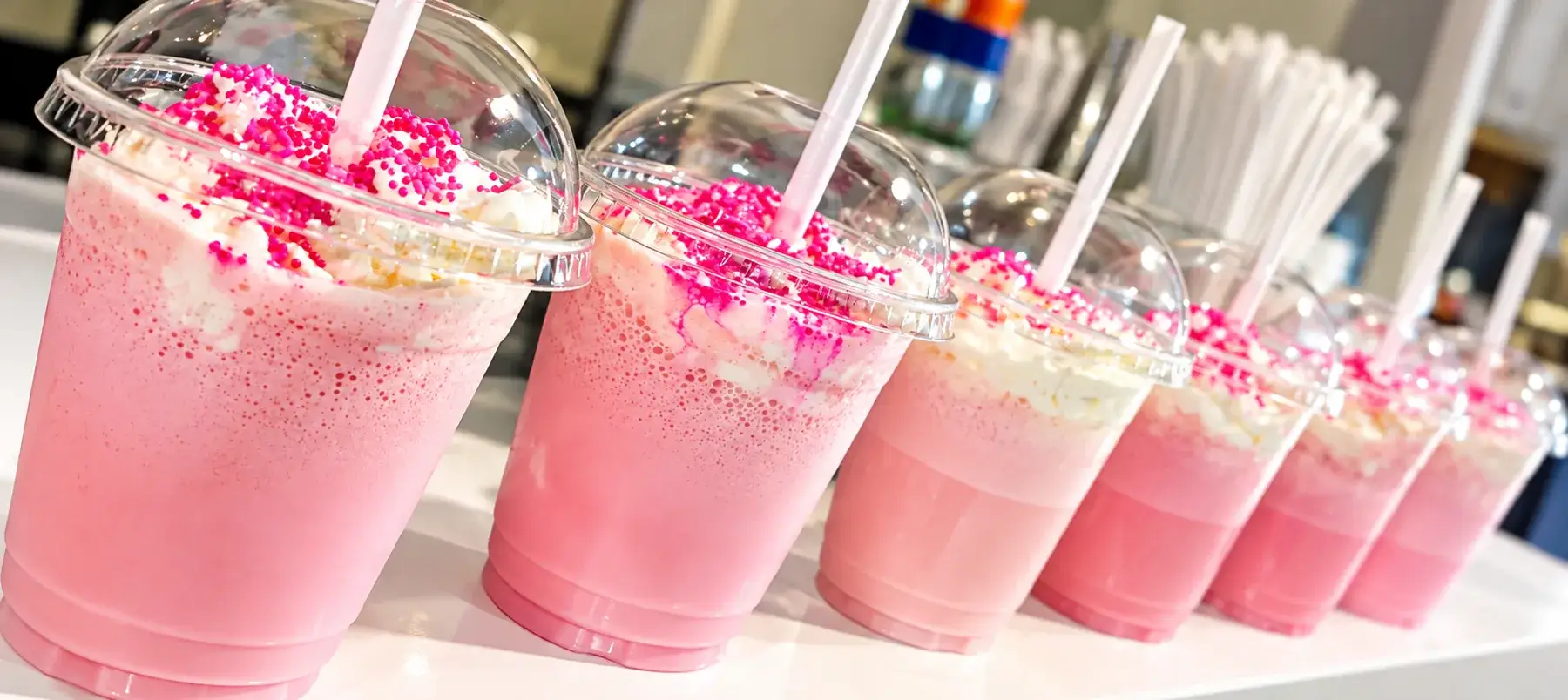 Pink Sprinkle Milkshake Parade