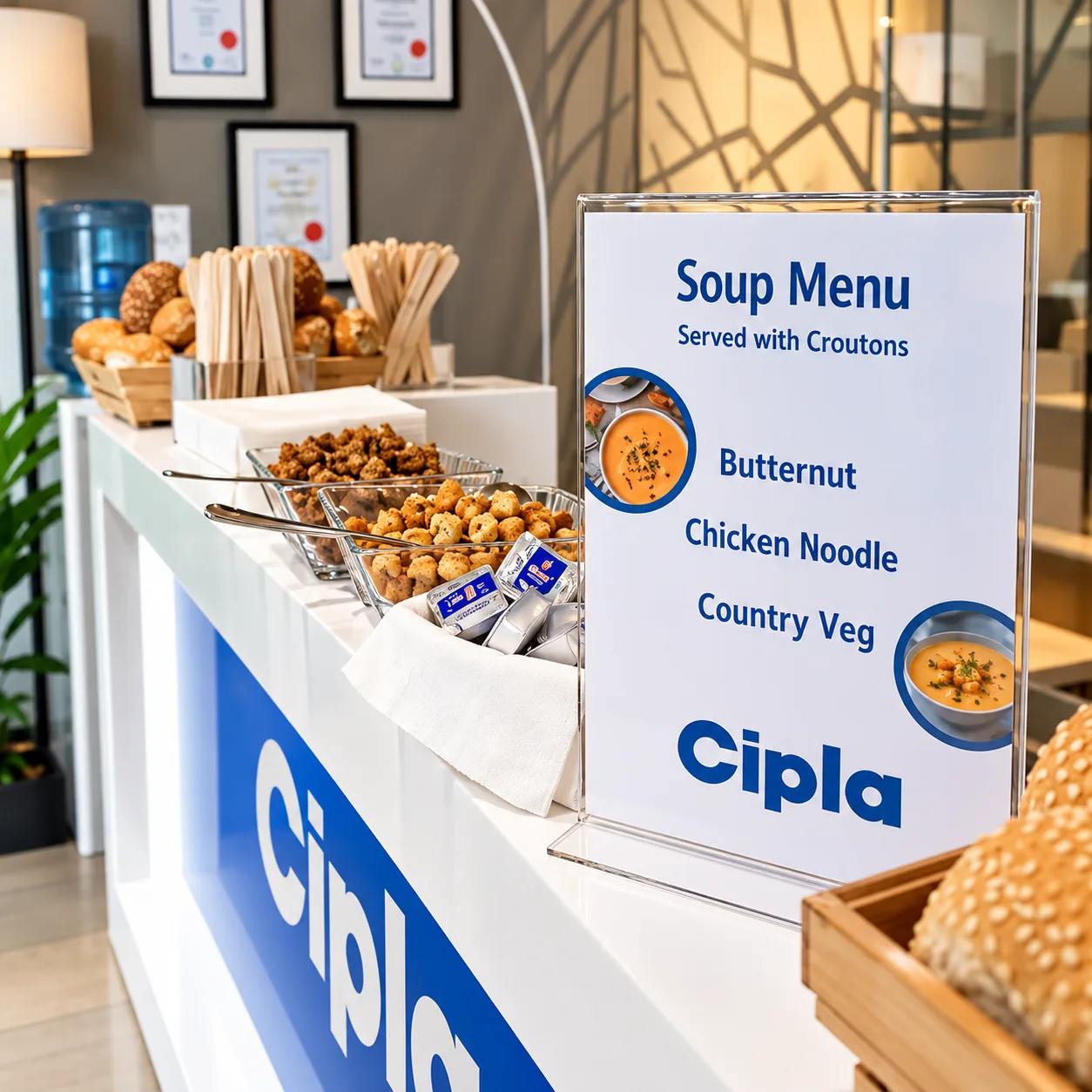 Cipla Soup Station Display