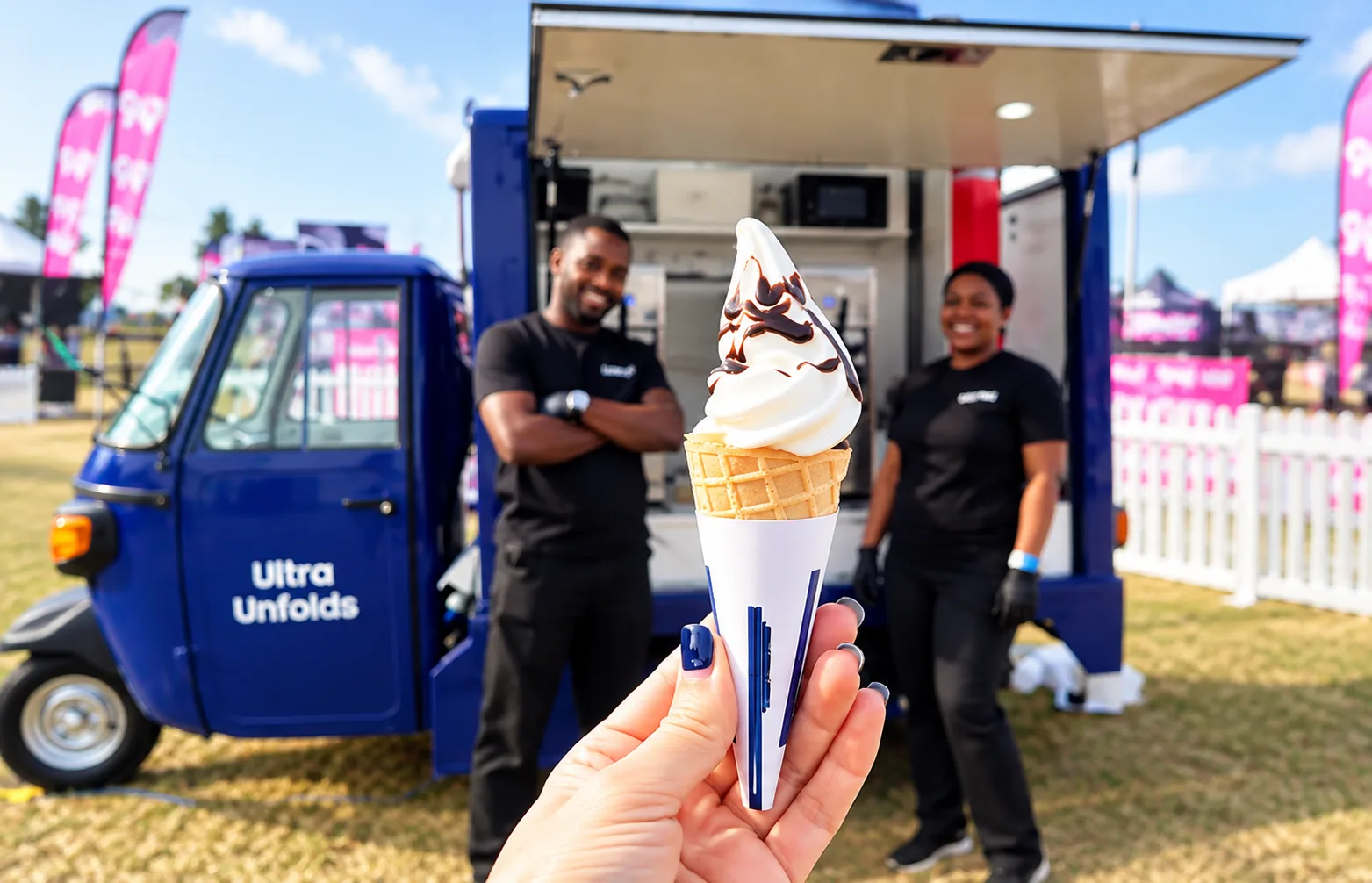 Brand activation ice cream