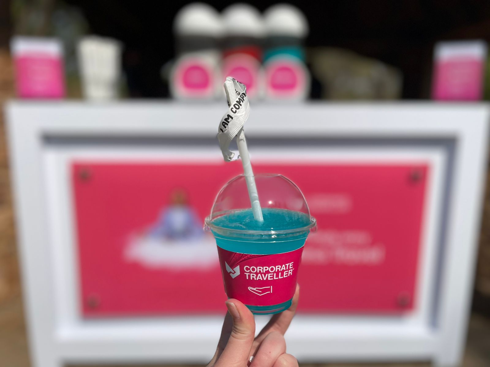 Branded crush and cup bar