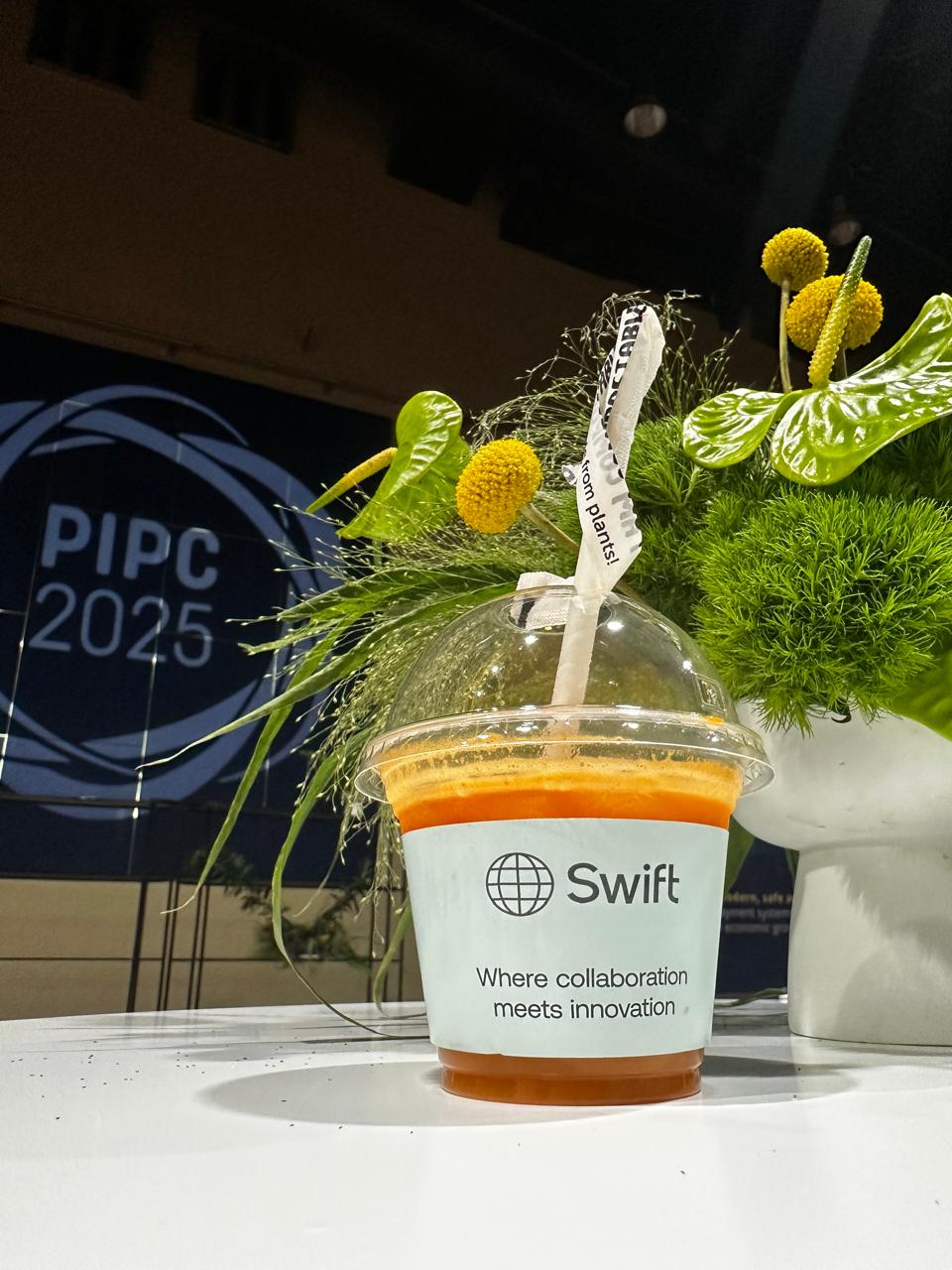 Branded raw juice cup