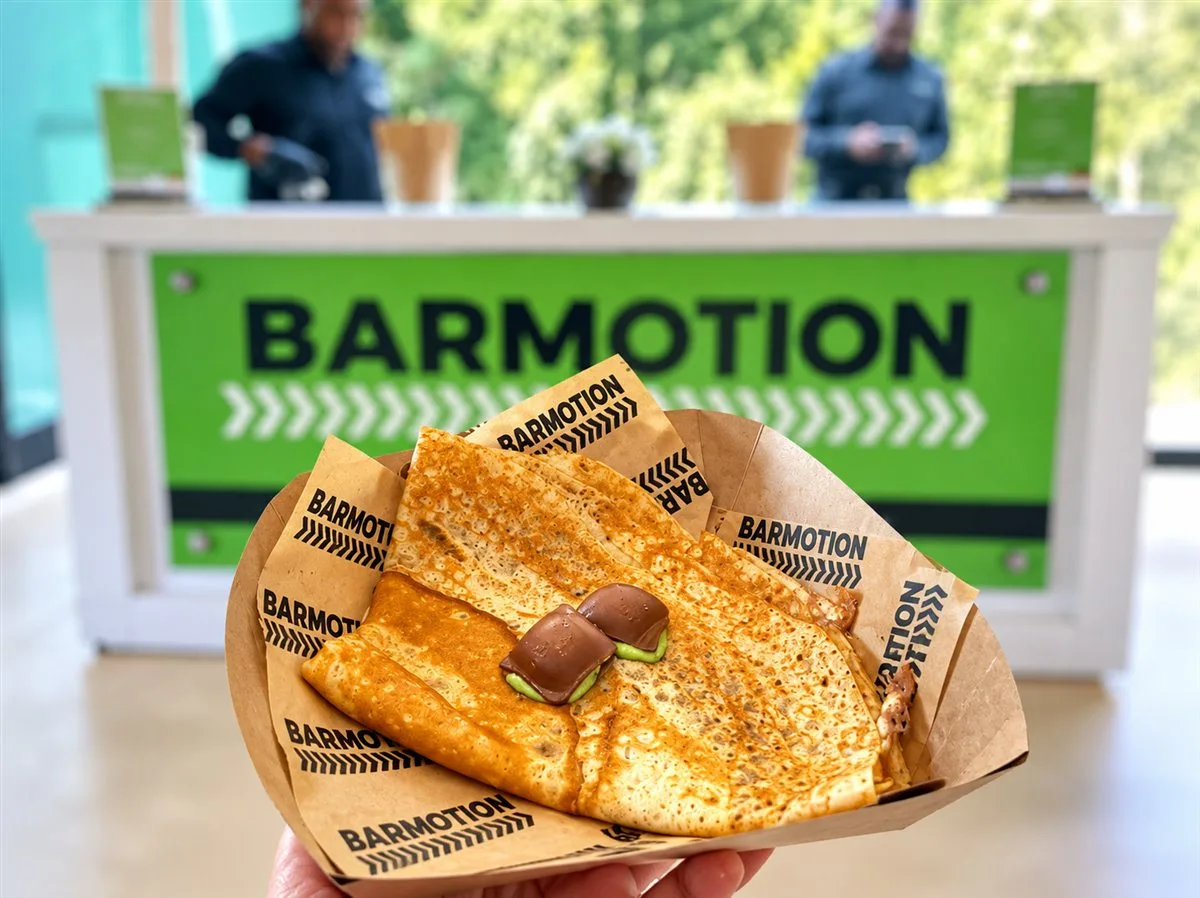 Crepe bar branded mobile event
