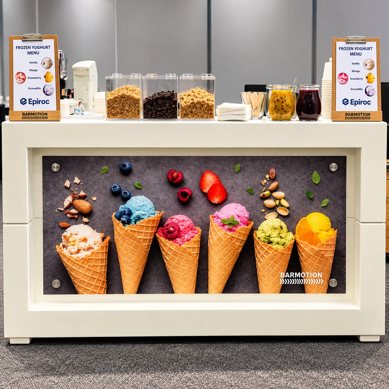 Fro yo bar branding