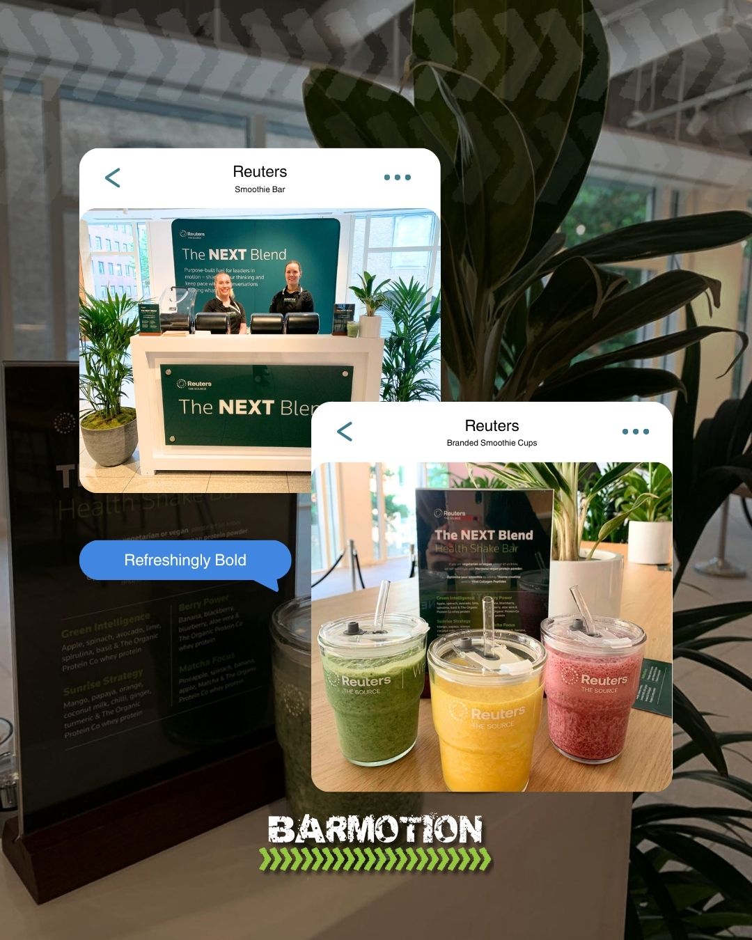 Branded, blended and made to suit every guest. For Reuters’ The NEXT Blend, we…