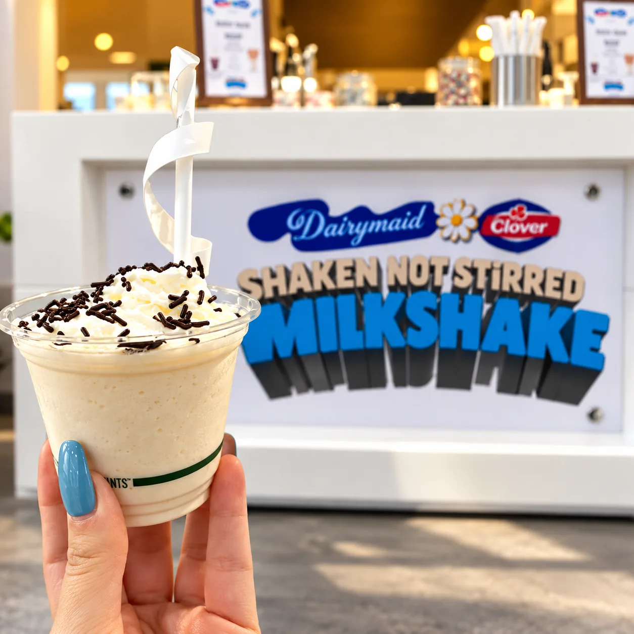 Milkshake bar mobile activation
