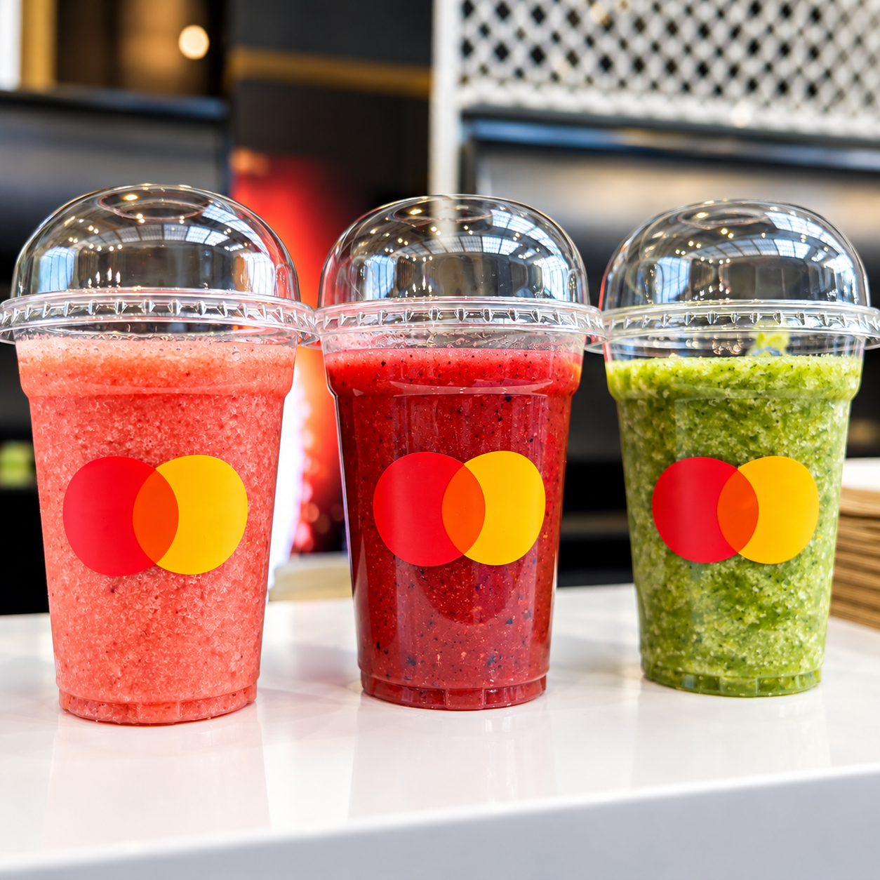 Smoothie branded activation mastercard