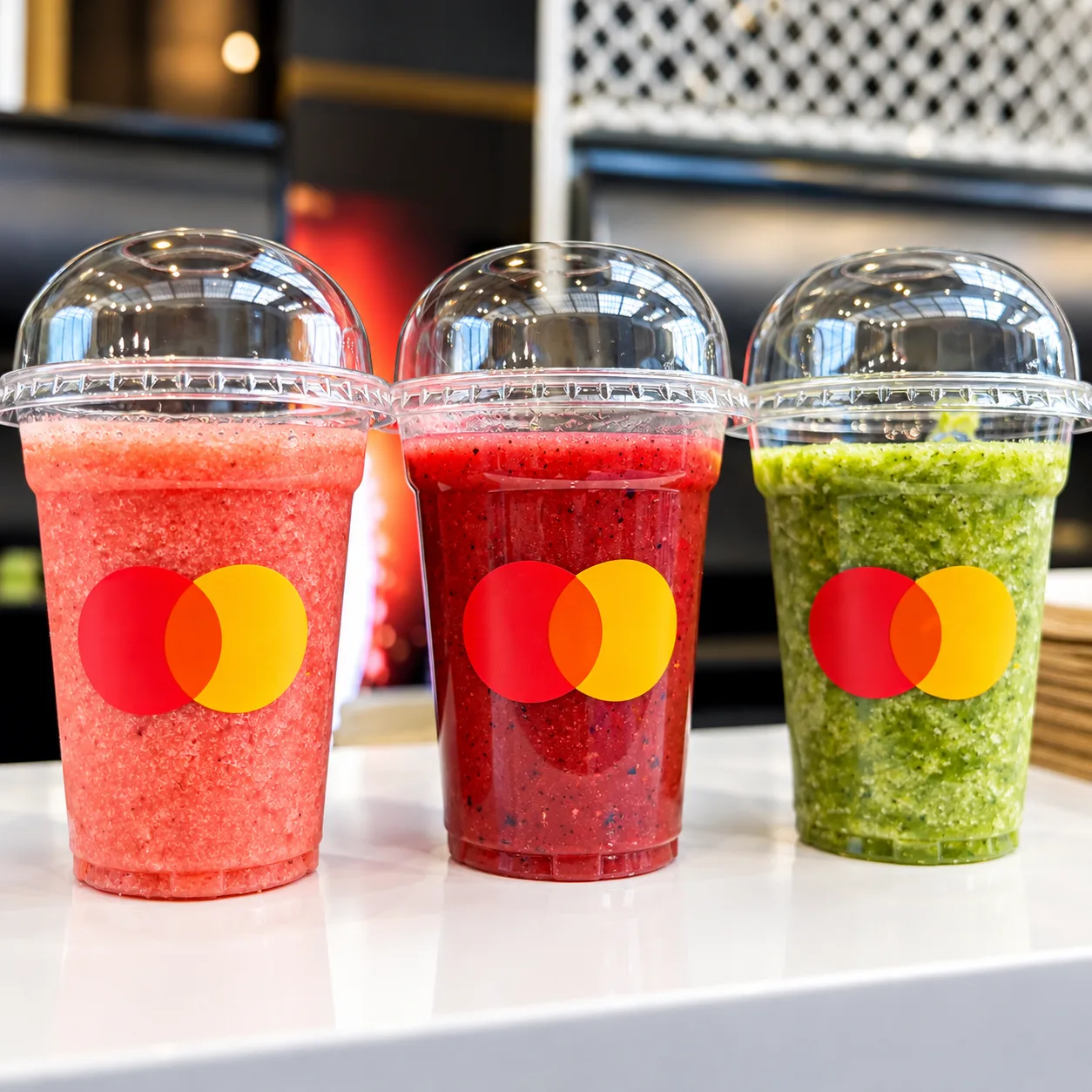 Smoothie branded activation mastercard