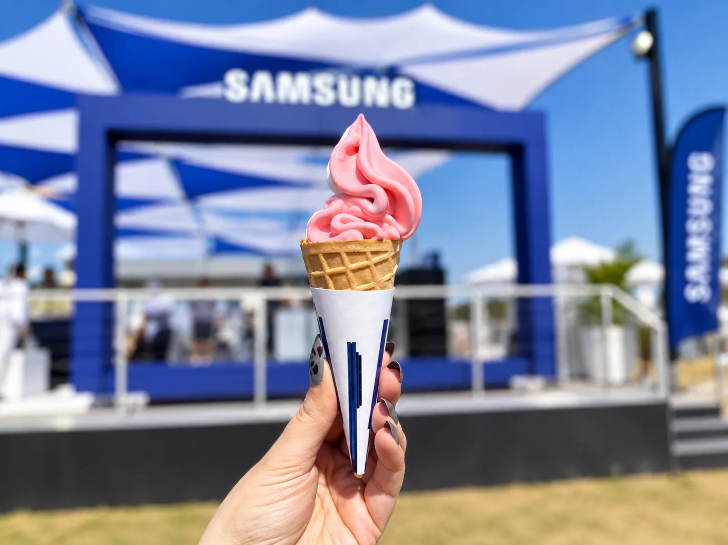 Swirl soft serve bar activation corporate event