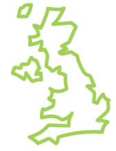 Map of the United Kingdom showing where Barmotion works